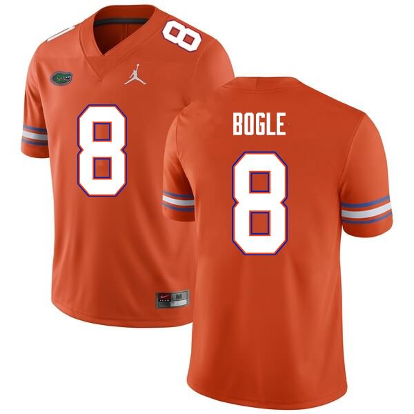 NCAA Florida Gators Khris Bogle Men's #8 Nike Orange Stitched Authentic College Football Jersey TUF8164ZN